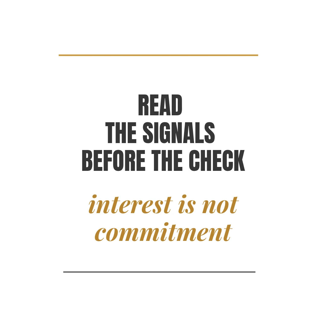 Four Great Investor Meetings. Still No Check.